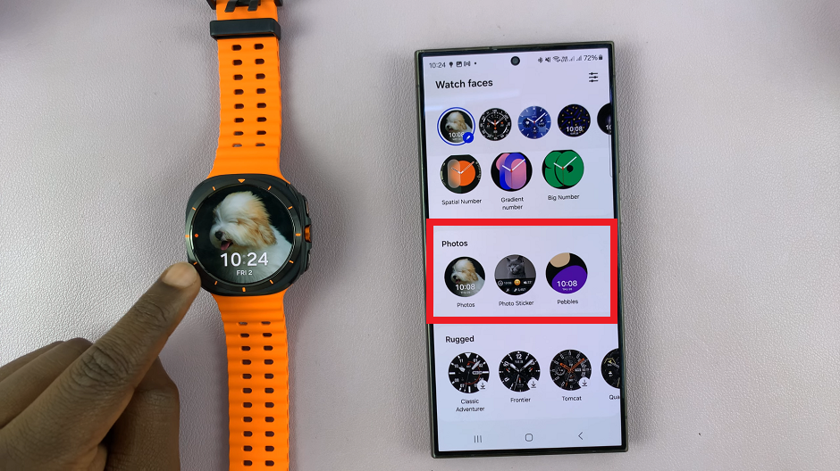 How To Create Custom Photo Watch Face On Galaxy Watch Ultra