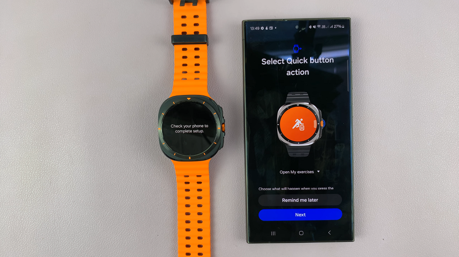 How To Pair Samsung Galaxy Watch Ultra To Samsung Phone