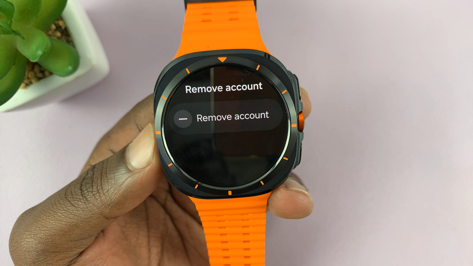 Remove Google Account On Galaxy Watch Ultra