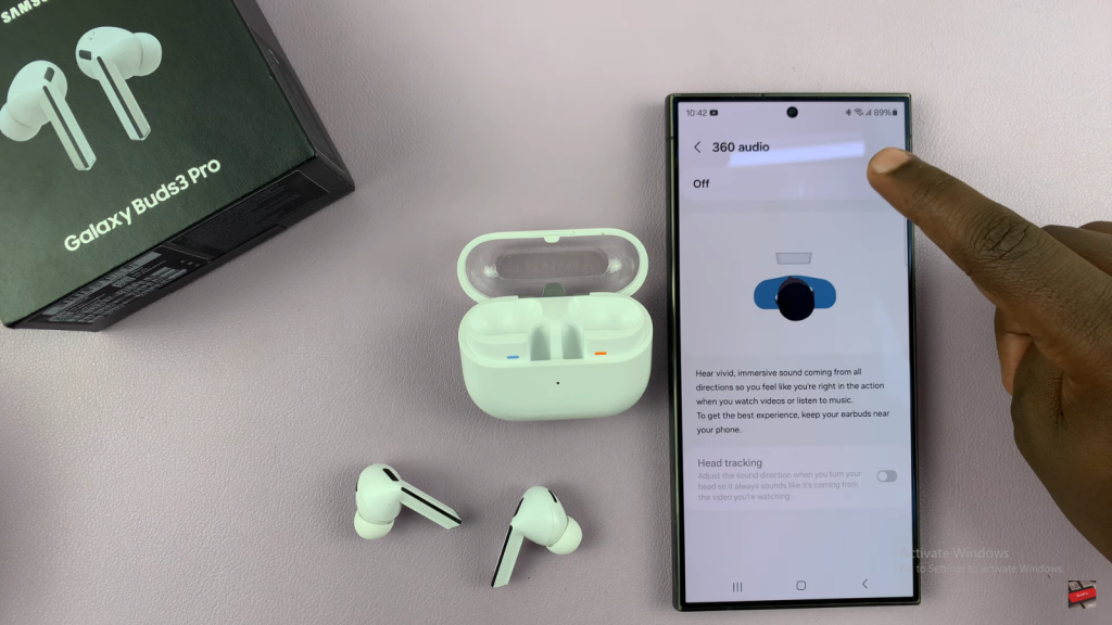 Use Head Tracking In Samsung Galaxy Buds 3 Pro