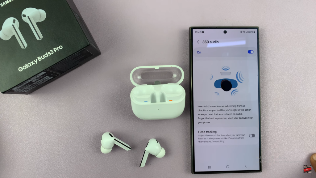 Use Head Tracking In Samsung Galaxy Buds 3 Pro