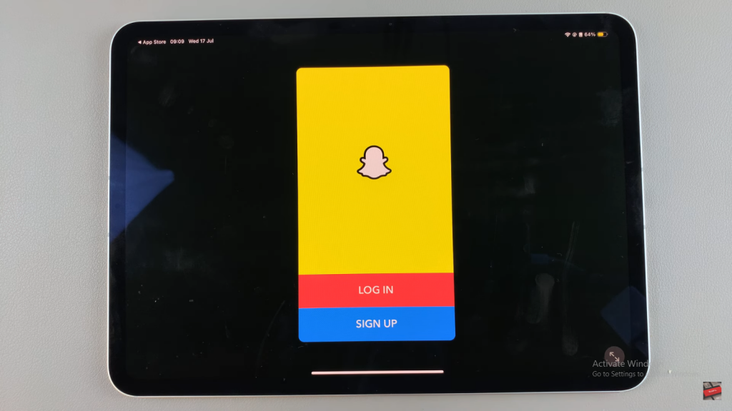 Install SnapChat On iPad