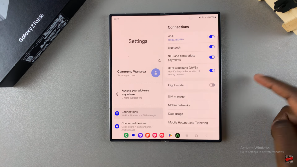 Disable 5G On Samsung Galaxy Z Fold 6