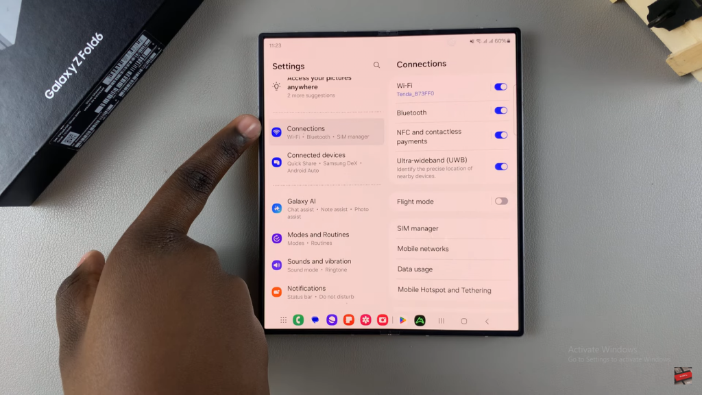 Disable 5G On Samsung Galaxy Z Fold 6