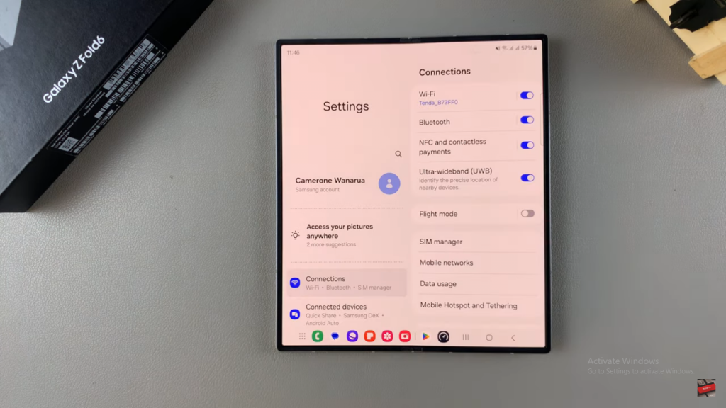  Disable One Handed Mode On Samsung Galaxy Z Fold 6