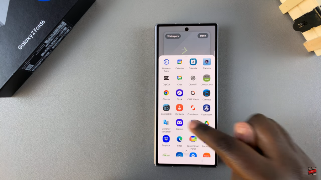 Change Lock Screen Shortcuts On Samsung Galaxy Z Fold 6