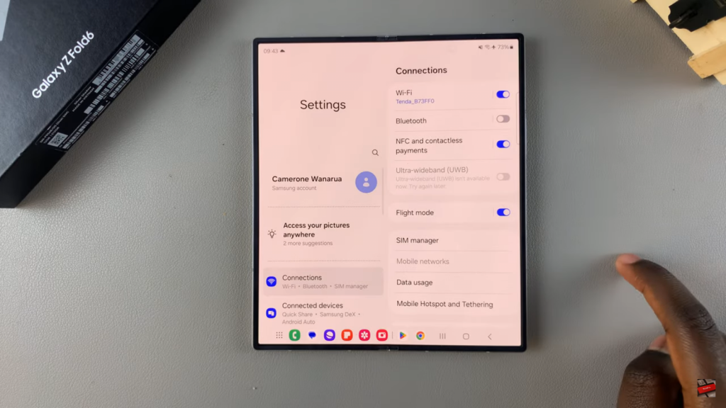  Hide/ Unhide Secure Folder On Samsung Galaxy Z Fold 6