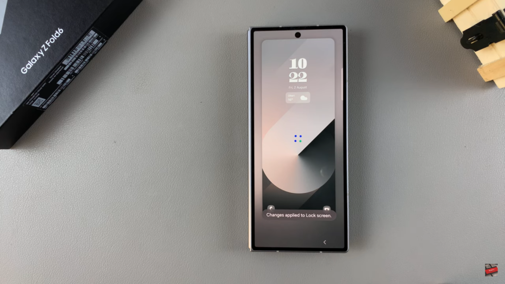 Add Weather Widget To Lock Screen On Samsung Galaxy Z Fold 6