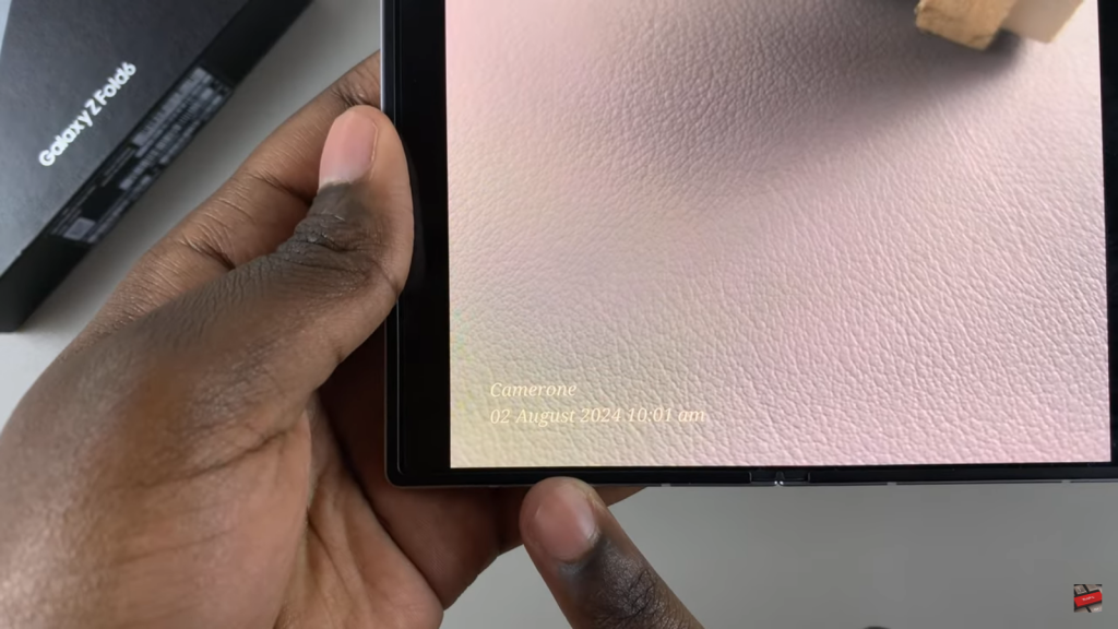 Enable Watermarks On Samsung Galaxy Z Fold 6