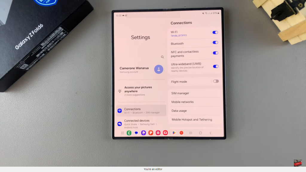 Add Fingerprint On Samsung Galaxy Z Fold 6