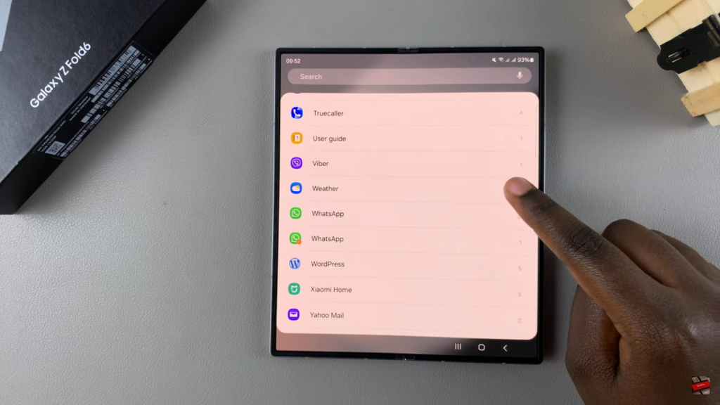  Add Weather Widget To Home Screen On Samsung Galaxy Z Fold 6