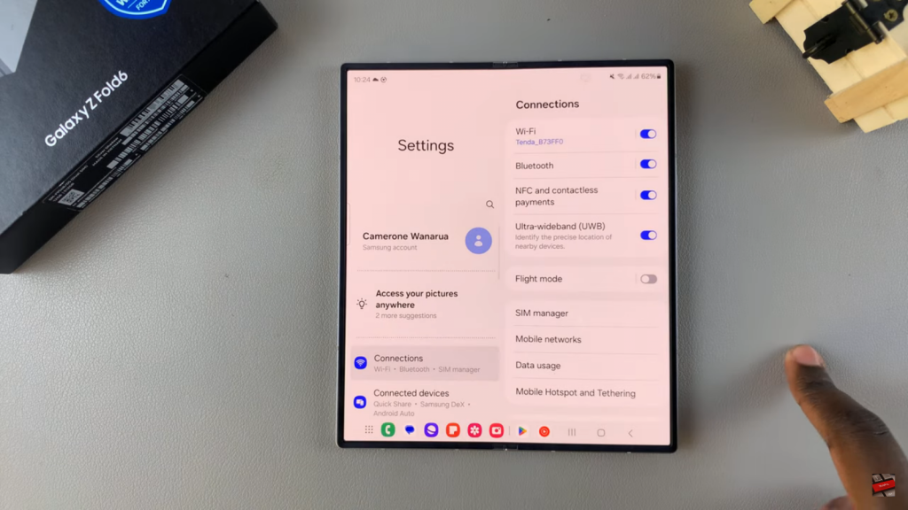 Disable USB Debugging On Samsung Galaxy Z Fold 6