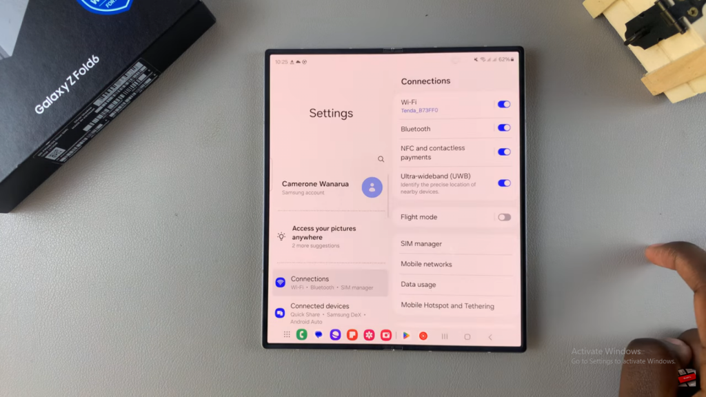 Disable Developer Options On Samsung Galaxy Z Fold 6