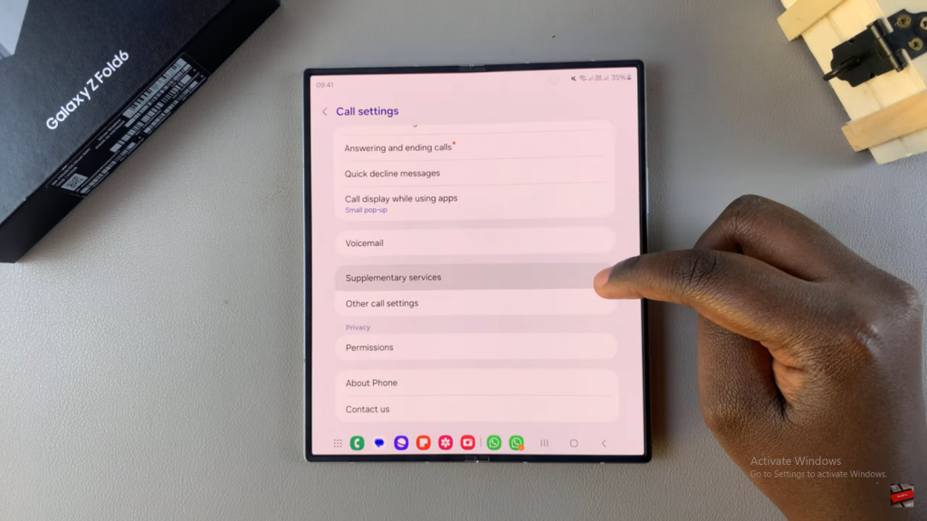 Disable Call Forwarding On Samsung Galaxy Z Fold 6