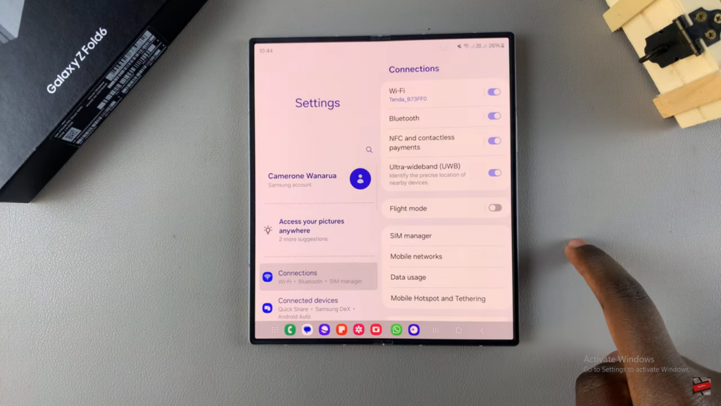 Set Side Key To Open Favorite App On Samsung Galaxy Z Fold 6