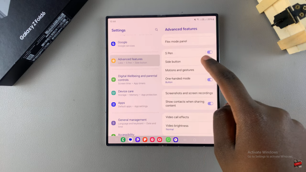 Set Side Key To Open Favorite App On Samsung Galaxy Z Fold 6