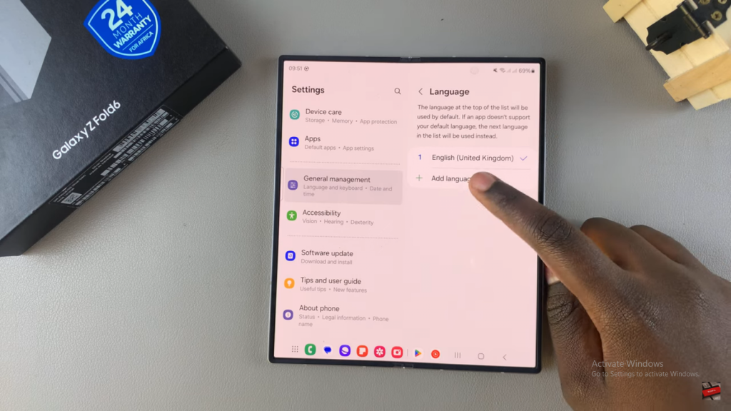  Change System Language On Samsung Galaxy Z Fold 6