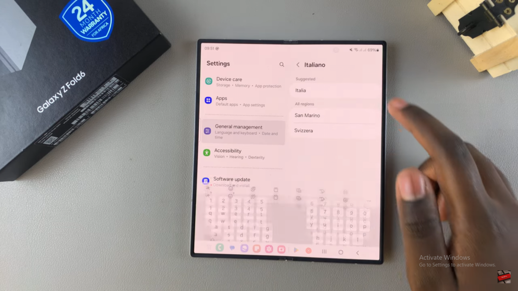  Change System Language On Samsung Galaxy Z Fold 6