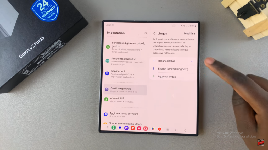  Change System Language On Samsung Galaxy Z Fold 6