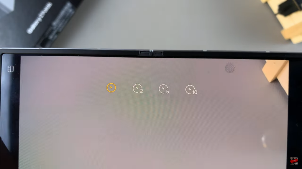 Turn Camera Timer On /Off On Samsung Galaxy Z Fold 6