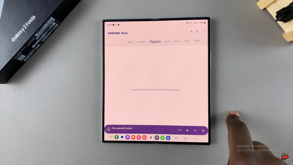 Install Samsung Music App On Samsung Galaxy Z Fold 6