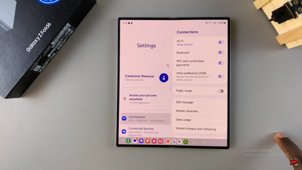 Enable Text Message Notifications On Samsung Galaxy Z Fold 6