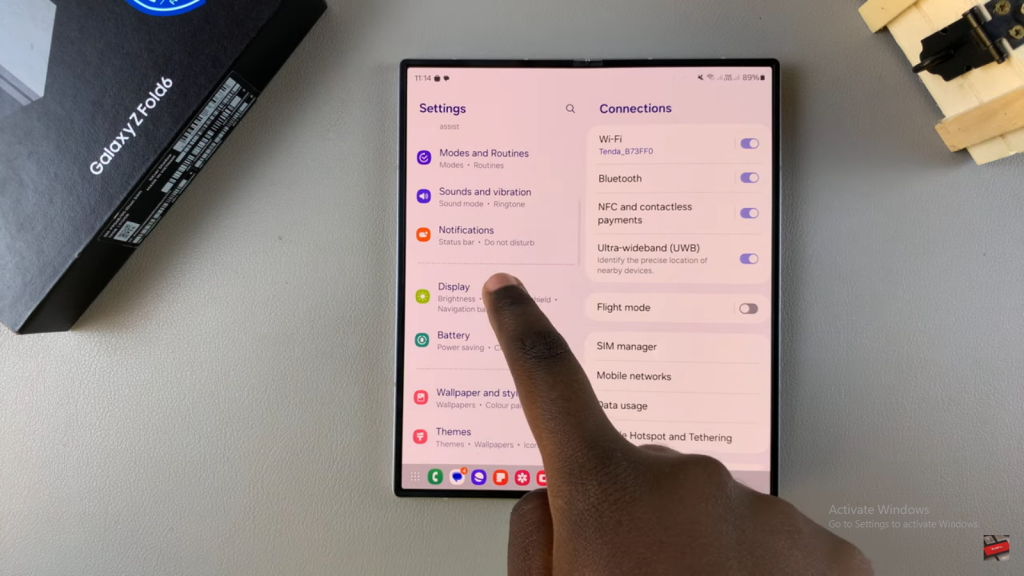 Enable Text Message Notifications On Samsung Galaxy Z Fold 6