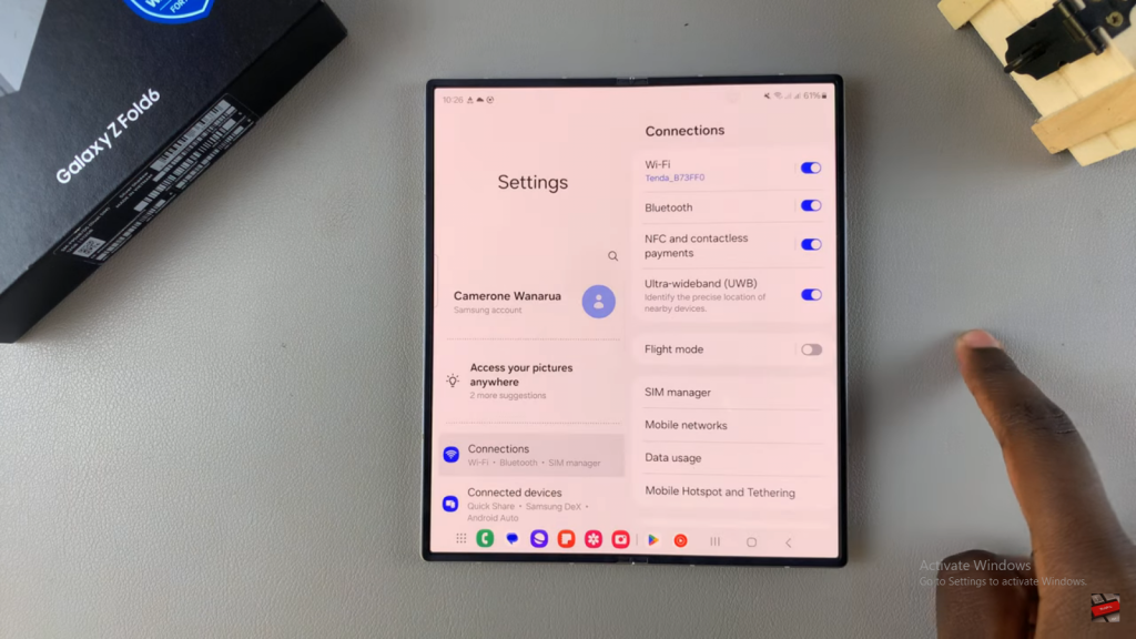 Enable or Disable Auto Blocker On Samsung Galaxy Z Fold 6