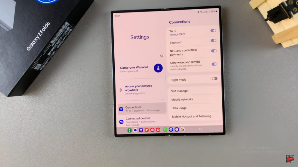 Run Antivirus Scan On Samsung Galaxy Z Fold 6