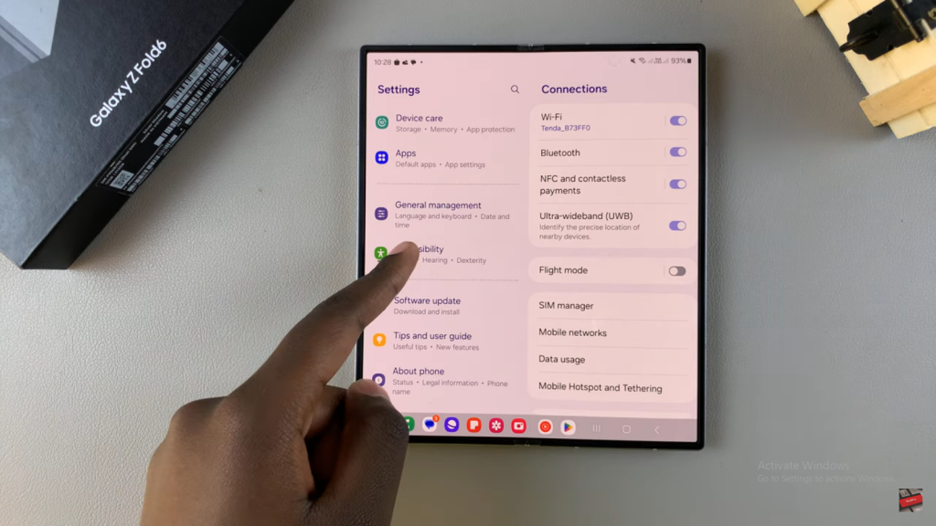  Enable Camera Flash Notifications On Samsung Galaxy Z Fold 6