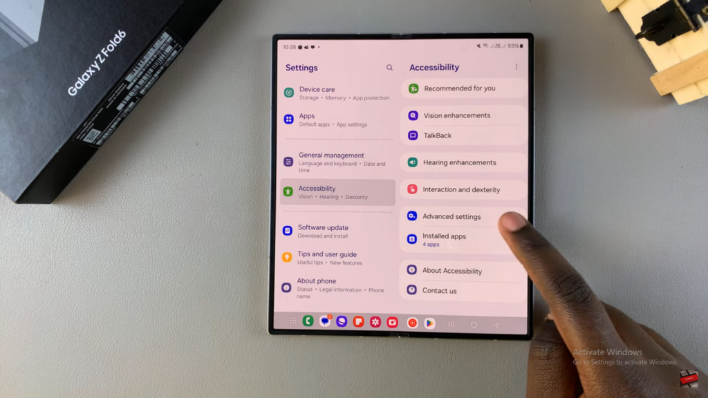  Enable Camera Flash Notifications On Samsung Galaxy Z Fold 6