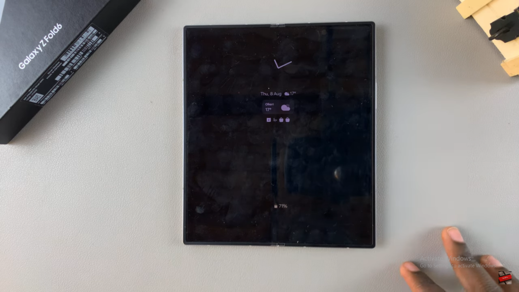 Tap To Show Always On Display On Samsung Galaxy Z Fold 6