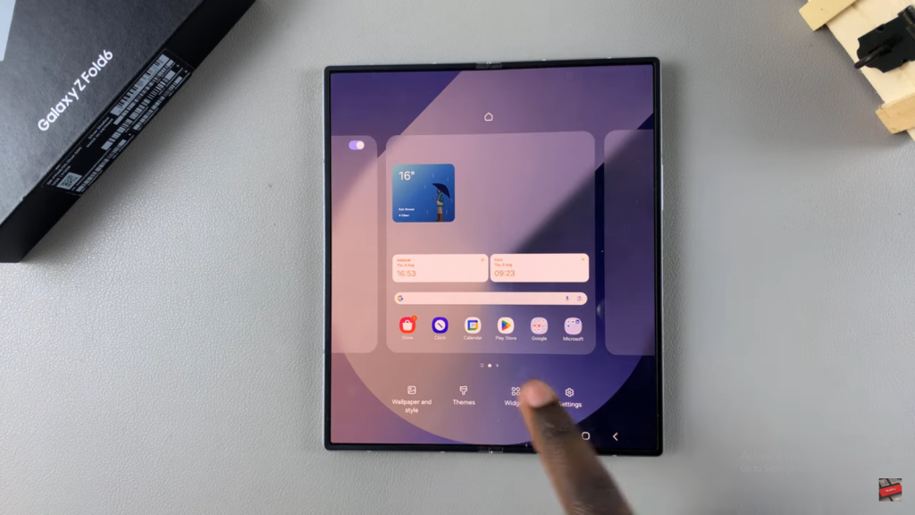  Add Photo Widget On Home Screen In Samsung Galaxy Z Fold 6