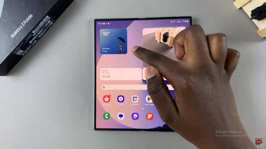  Add Photo Widget On Home Screen In Samsung Galaxy Z Fold 6