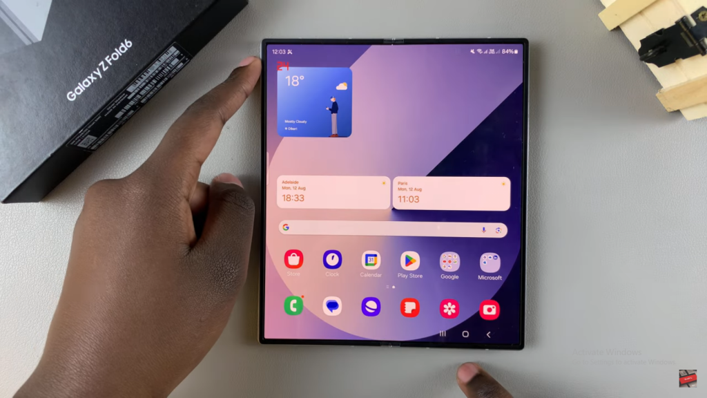 Display Refresh Rate On Samsung Galaxy Z Fold 6