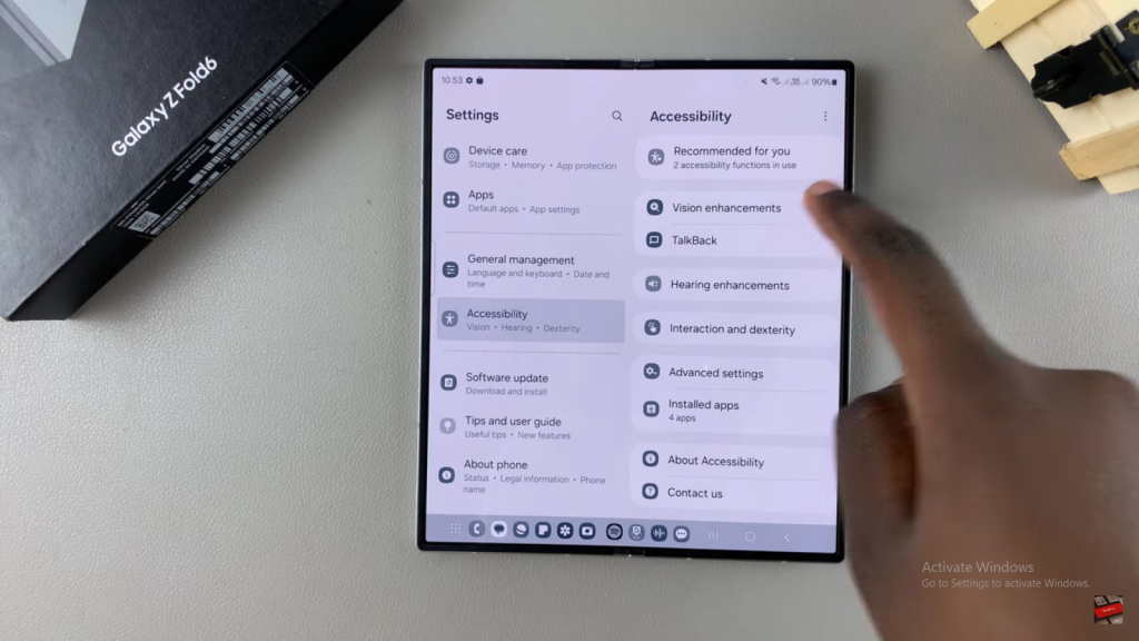 Fix Screen Color On Samsung Galaxy Z Fold 6