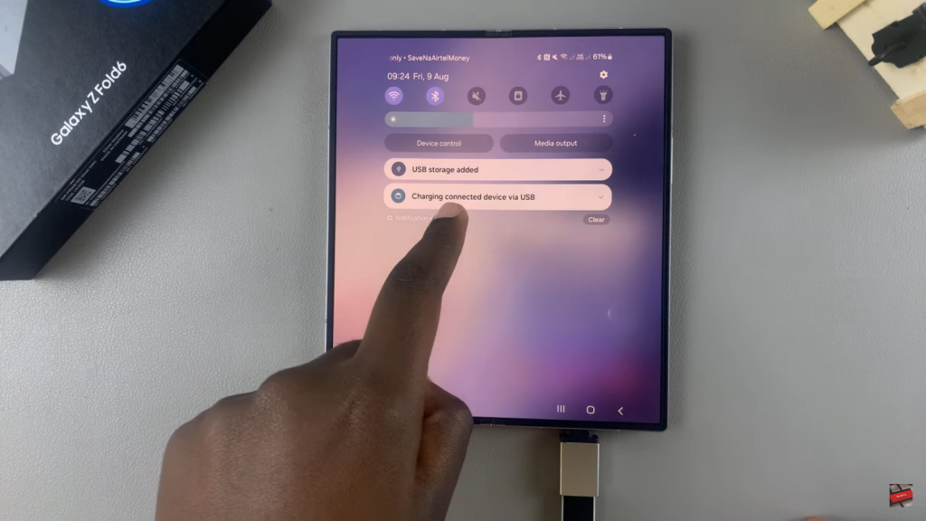 Connect USB Flash Drive To Samsung Galaxy Z Fold 6