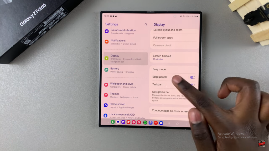 Use In Built Ruler On Samsung Galaxy Z Fold 6