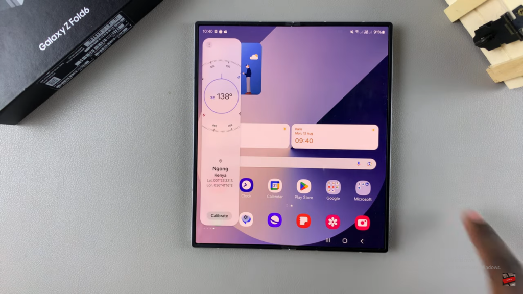 Use In Built Ruler On Samsung Galaxy Z Fold 6