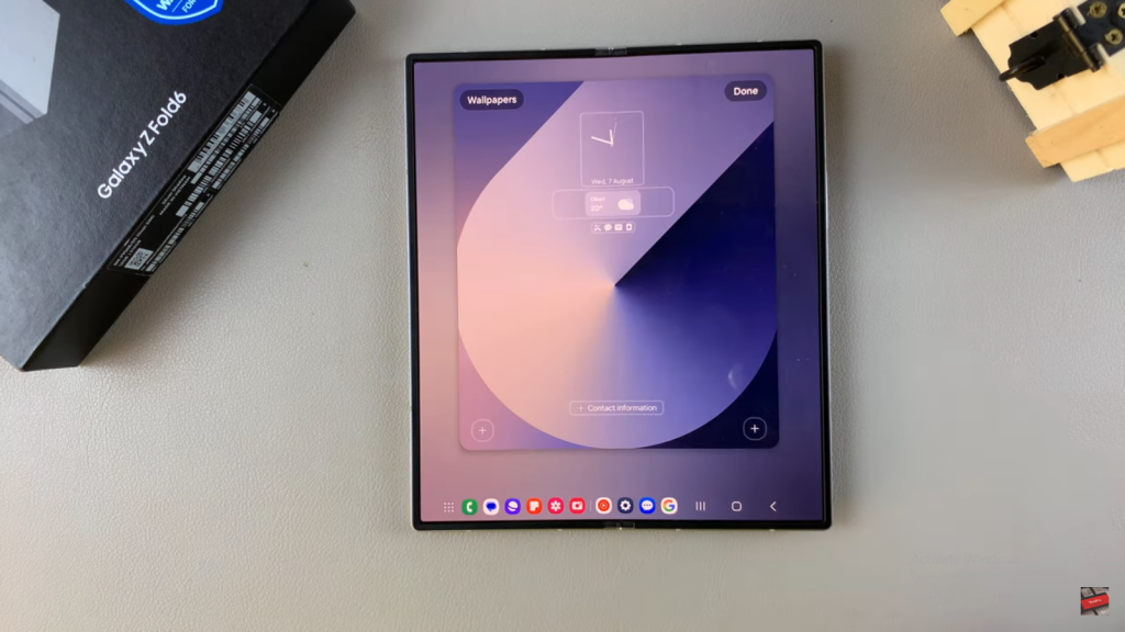 Add Multiple Clocks To Always ON Display Of Samsung Galaxy Z Fold 6