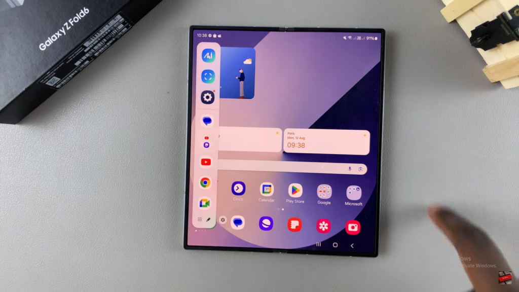 Use Built In Compass On Samsung Galaxy Z Fold 6