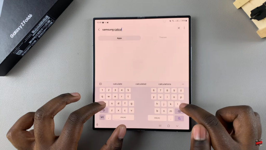 Install Samsung Calculator App On Samsung Galaxy Z Fold 6