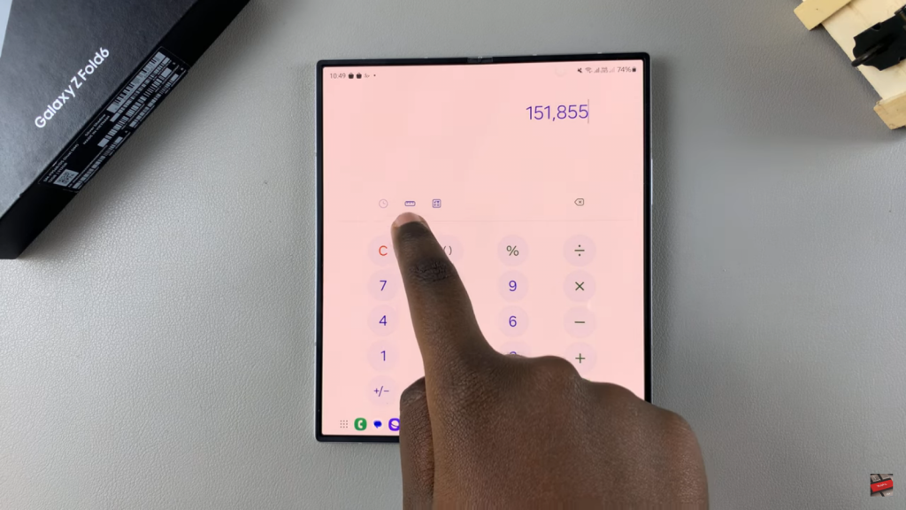 Install Samsung Calculator App On Samsung Galaxy Z Fold 6