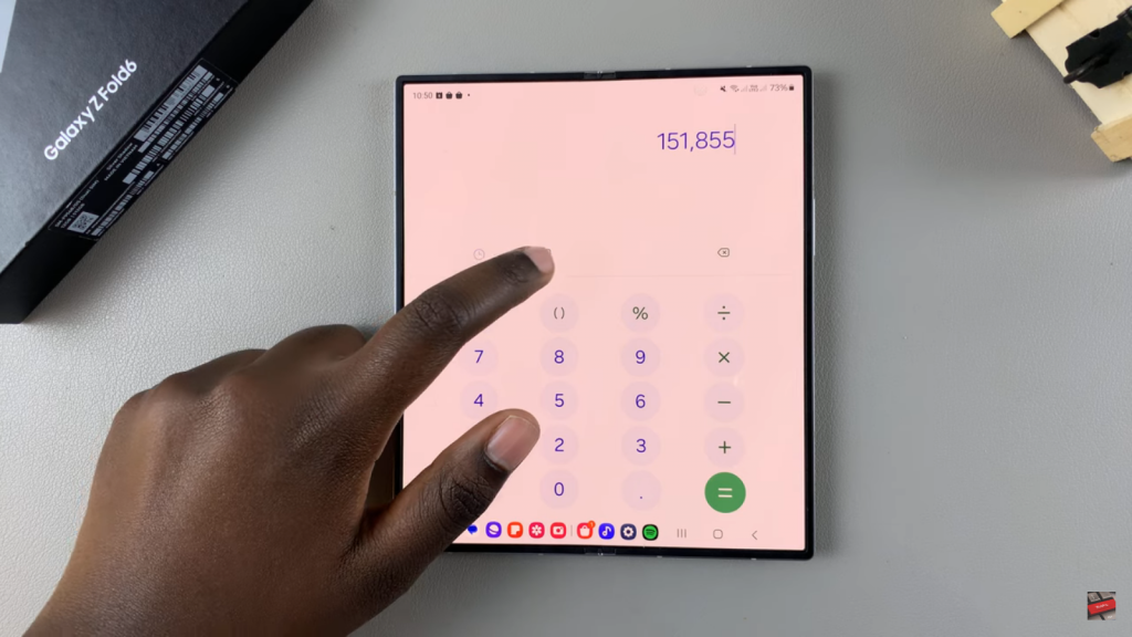 Install Samsung Calculator App On Samsung Galaxy Z Fold 6