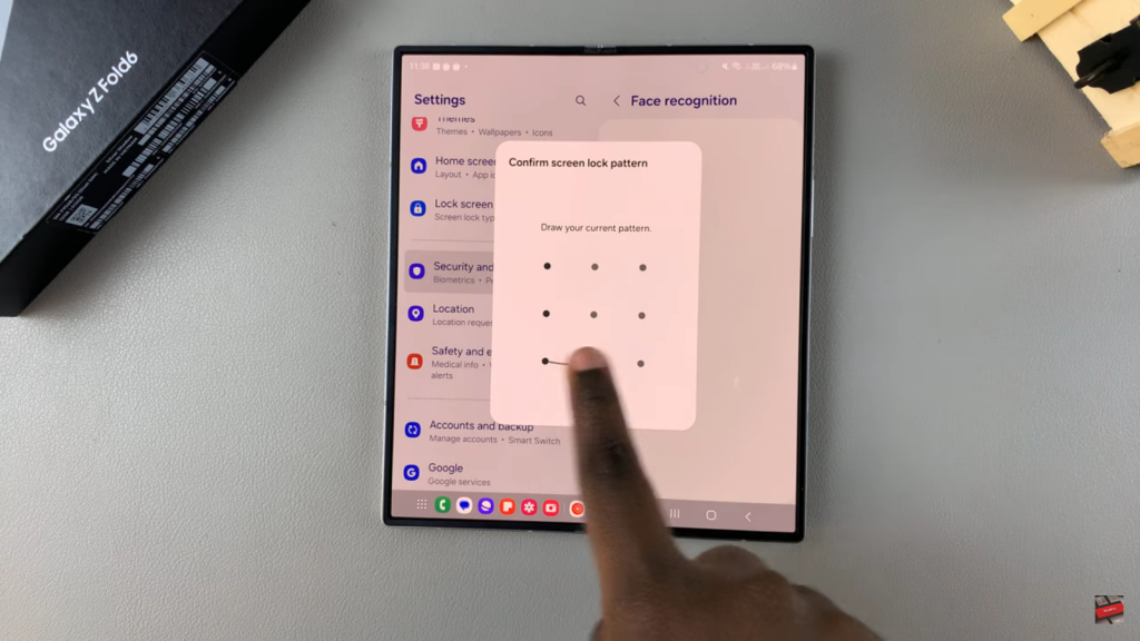  Remove Face ID Data From Samsung Galaxy Z Fold 6