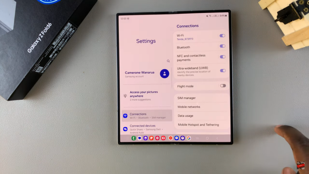 Disable App Protection On Samsung Galaxy Z Fold 6