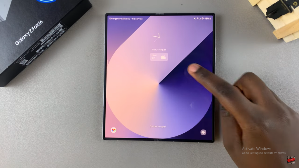 Lock Screen Shortcuts On Samsung Galaxy Z Fold 6