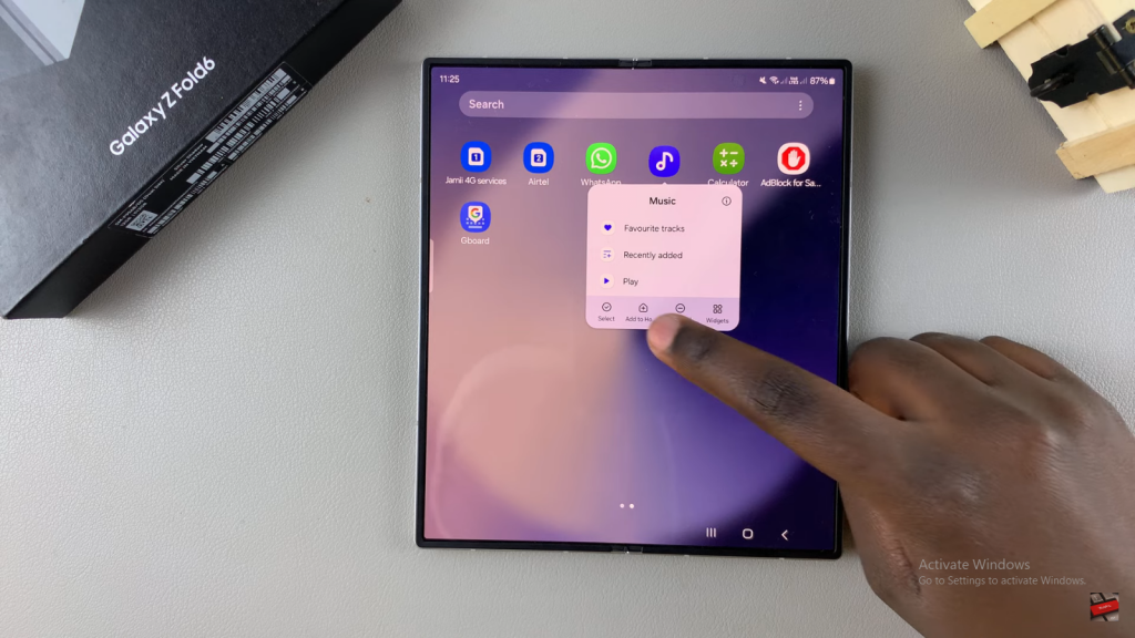 Enable/Disable Swipe For Pop up View On Samsung Galaxy Z Fold 6