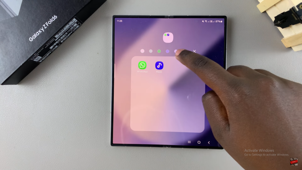 Enable/Disable Swipe For Pop up View On Samsung Galaxy Z Fold 6