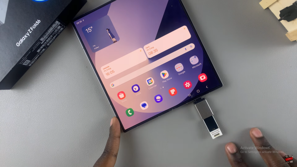 Transfer Files From Samsung Galaxy Z Fold 6 To USB Flash Drive